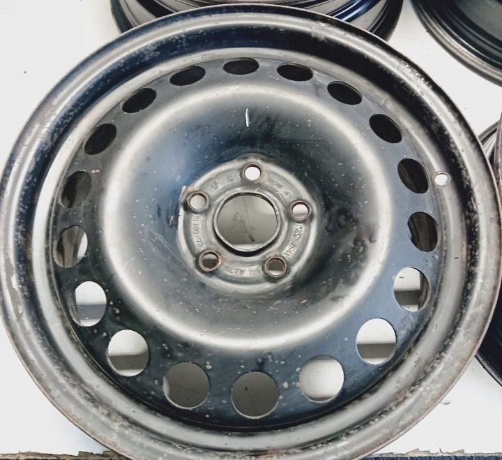 4× Штампованный диск Opel OE 13383367 6.5" x 16" 5x105 ET 39, фото 4