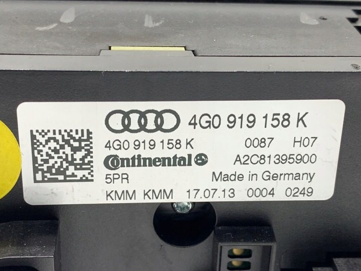 ПАНЕЛЬ УПРАВЛЕНИЯ ОБДУВА AUDI A6 C7 4G0919158K Седан 10-18, фото 4