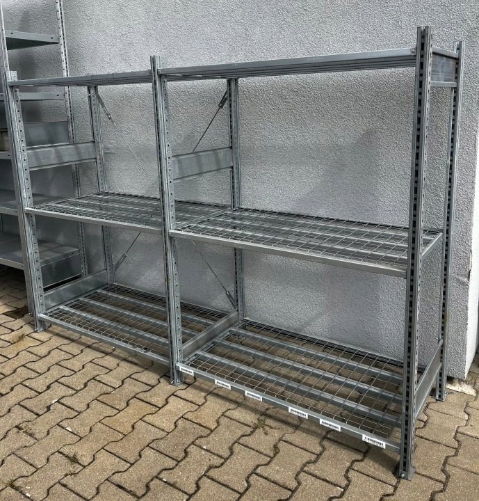 Стеллаж для warsztatu металлический pólkowy Schafer wys. 245 x 60 см 3 рамы 10 полка, фото 1
