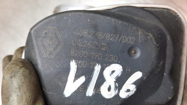 Дроссельная заслонка 8200190230 Renault Megane II 1.6B, фото 7