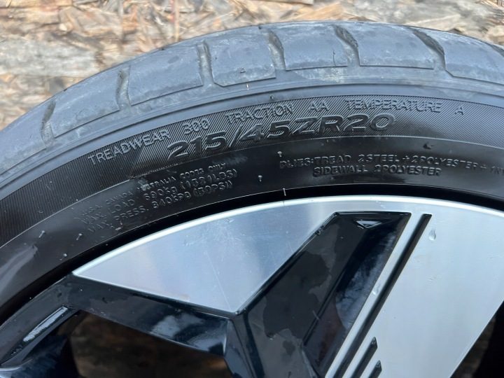 RENAULT MEGANE V E-TECH ЛИТЫЕ ДИСКИ КОЛЕСА ШИНЫ 20" 215/45R20 215/45/20, фото 6