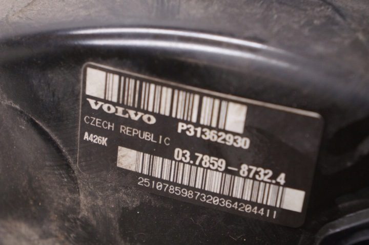 Volvo V40 II Вакуумный усилитель Главный тормозной цилиндр Комплект UK 31362930, фото 6