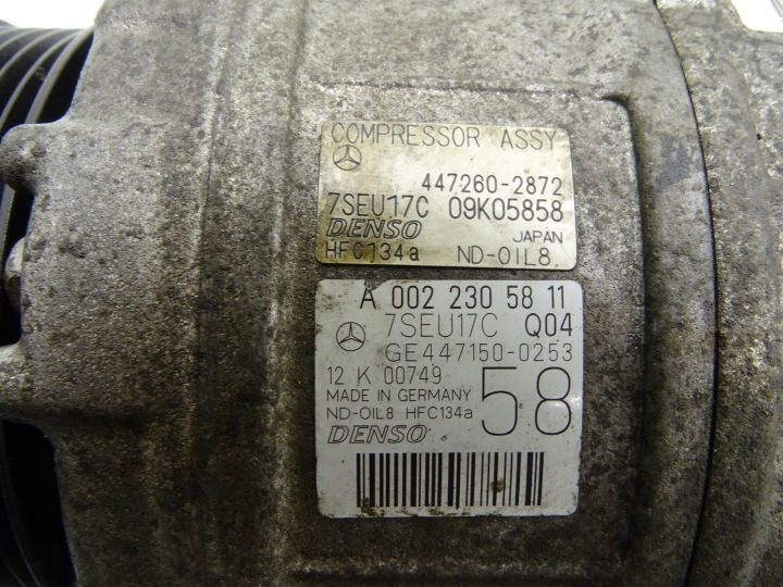 КОМПРЕССОР КОНДИЦИОНЕРА A0022305811 Mercedes ML W164 3.0 CDI, фото 8
