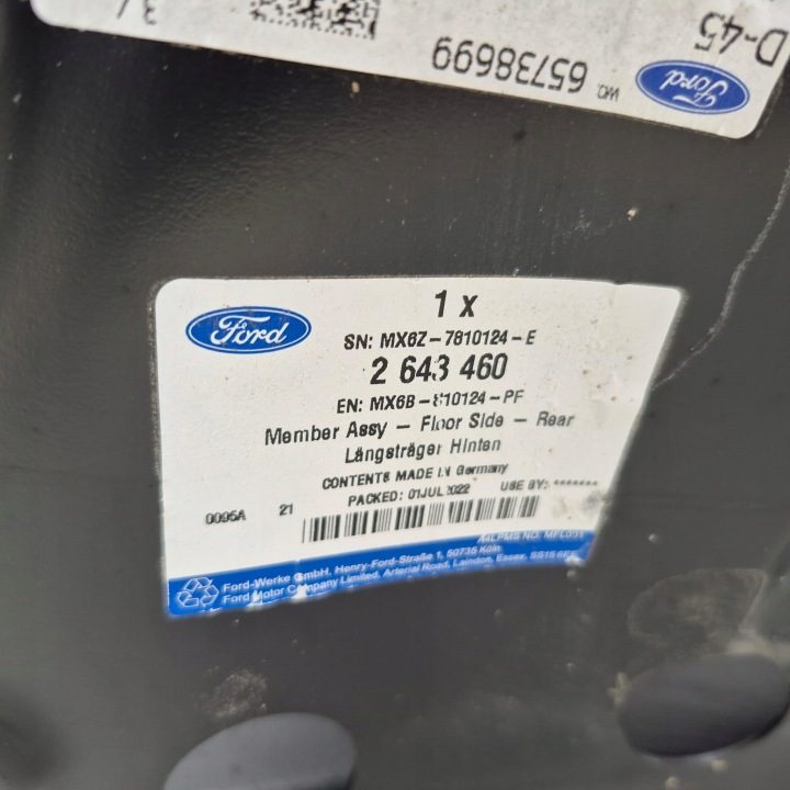 FORD ESCAPE 24- ЛОНЖЕРОН НАПРАВЛЯЮЩАЯ ЗАДНЯЯ LX6Z-7810124-E, фото 3