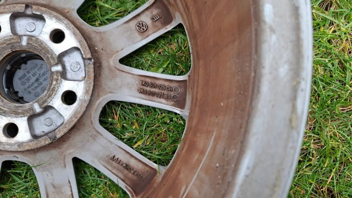 4× Литой диск Volkswagen OE 6.5" x 16" 5x112 ET 50, фото 15