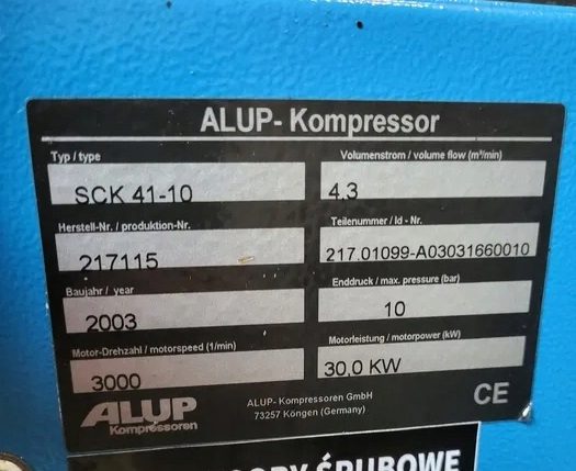 Компрессор масляный Alup SCK 41-10 0 l 10 бар, фото 7
