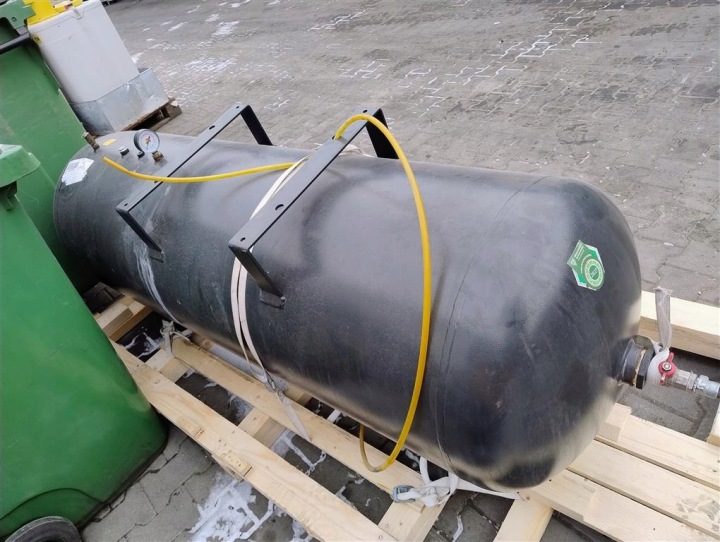 БАК НАПОРНЫЙ НА SPRĘŻONE ВОЗДУХ 11 бар 500L POZIOMY, фото 2