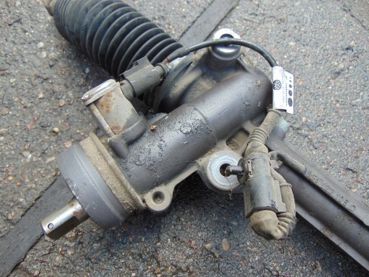 РУЛЕВОЙ МЕХАНИЗМ РУЛЕВАЯ РЕЙКА Audi A4 B6 B7 SERVOTRONIC, фото 4