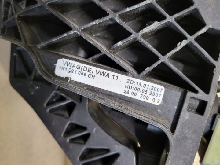 Главный цилиндр сцепления крепление педаль VW Golf V 1K Seat Skoda 1K1721059 OE европа, фото 2
