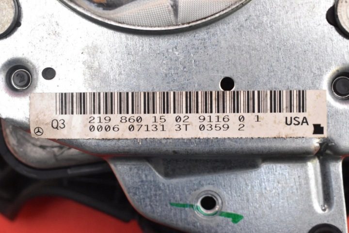 ПОДУШКА БЕЗОПАСНОСТИ ВОЗДУШНАЯ ВОДИТЕЛЯ 2198601502 MERCEDES E-КЛАСС W211 06-09, фото 9