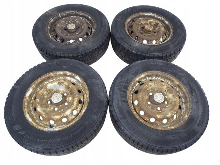 Диски стальные 5X120 + Шины Зимние Kumho 205/70 C 15" Hyundai H1 1997-2003, фото 1