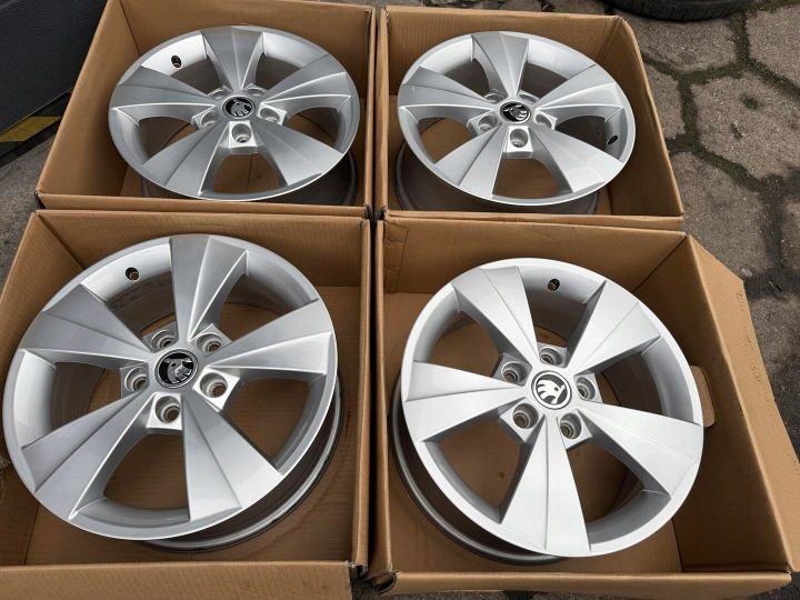 4× Литой диск Skoda OE 6.5" x 16" 5x112 ET 46, фото 8