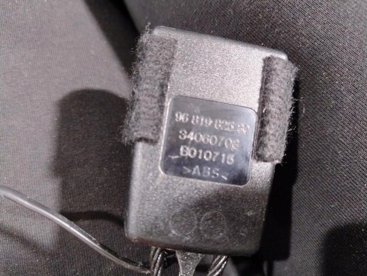 ЗАМОК РЕМНЯ БЕЗОПАСНОСТИ ЗАДНИЙ PEUGEOT 5008 I 9681982580, фото 2