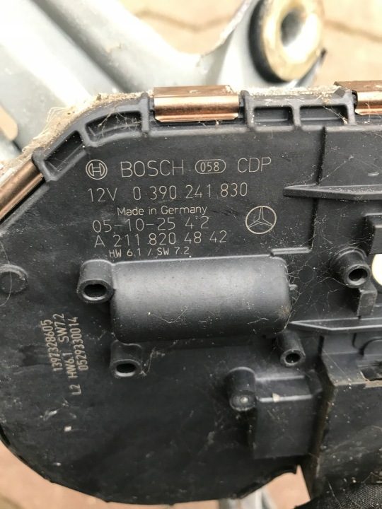 ТРАПЕЦИЯ ДВОРНИКОВ ПЕРЕДНЯЯ MERCEDES W211 ЕВРОПА, фото 3