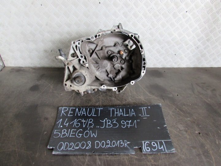 Коробка передач Renault Thalia II 08-13R. 1.4B 16V JB3971, фото 1