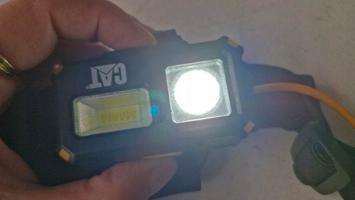 НАЛОБНЫЙ ФОНАРЬ LED CATERPILLAR На Батареи Прожектор Мощный Диод, фото 14