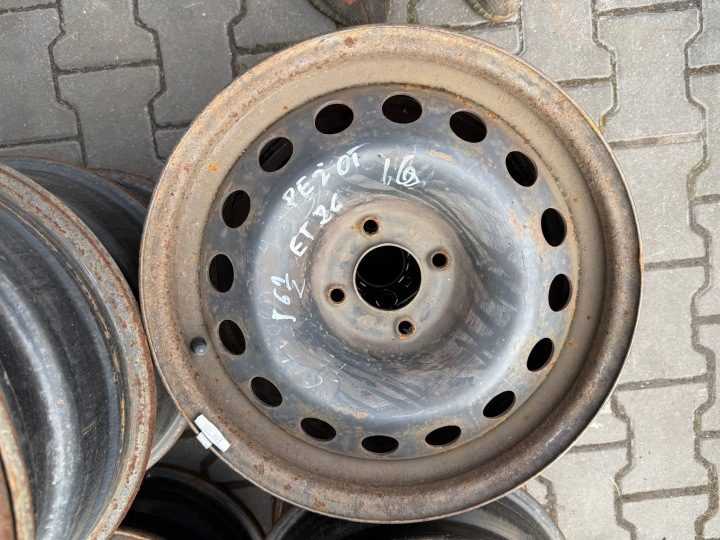 ШТАМПОВАННЫЙ ДИСК PEUGEOT CITROEN 16 4x108 ET 26 6.5 J, фото 1