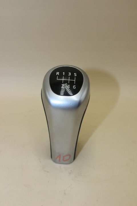 BMW E46 E87 E90 E60 E83 РУЧКА ПЕРЕКЛЮЧЕНИЯ ПЕРЕДАЧ КОЖА МЕХАНИКА 6 ПЕРЕДАЧ СЕРЕБРИСТАЯ, фото 2
