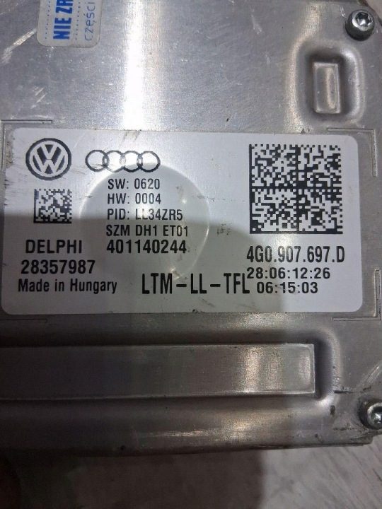 Преобразователь модуля света Audi A4 B8 A5 A6 4G0907697D, фото 2
