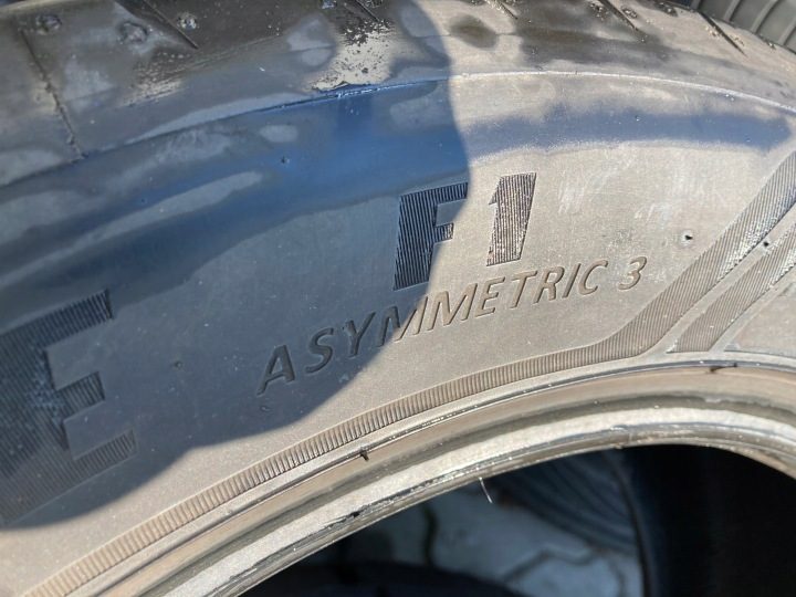 2× Шина летняя Goodyear Eagle F1 Asymmetric 3 225/55R17 101 Вт защита диска, усилитель (XL) J - Jaguar, фото 4