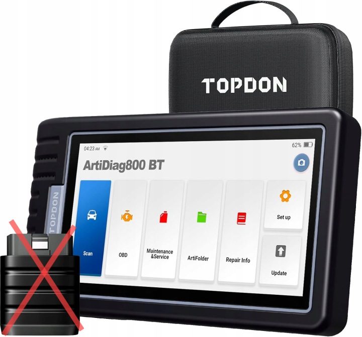 Тестер диагностический TOPDON ArtiDiag800BT j.POLSKI, фото 1