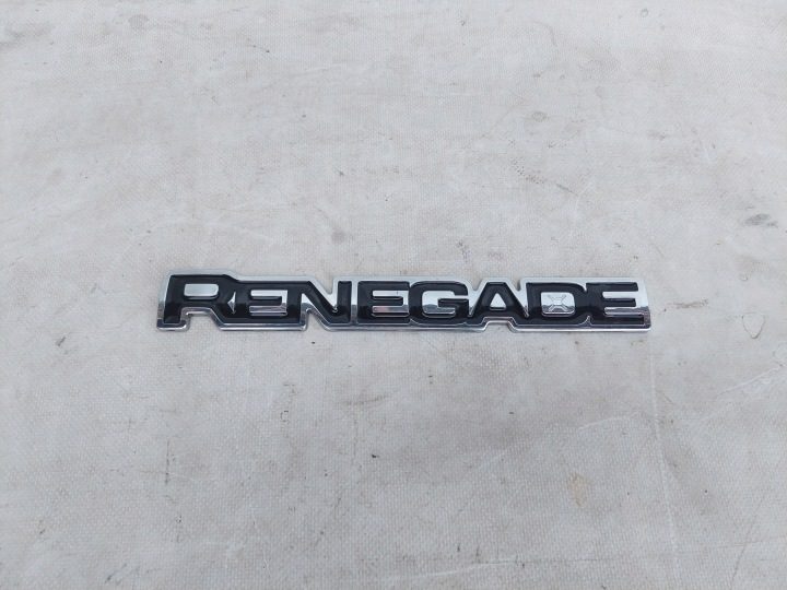 JEEP RENEGADE 2014-2023 ЭМБЛЕМА ЗНАЧОК НАДПИСЬ ДВЕРИ ПРАВАЯ ЛЕВАЯ ПЕРЕДНЯЯ, фото 1