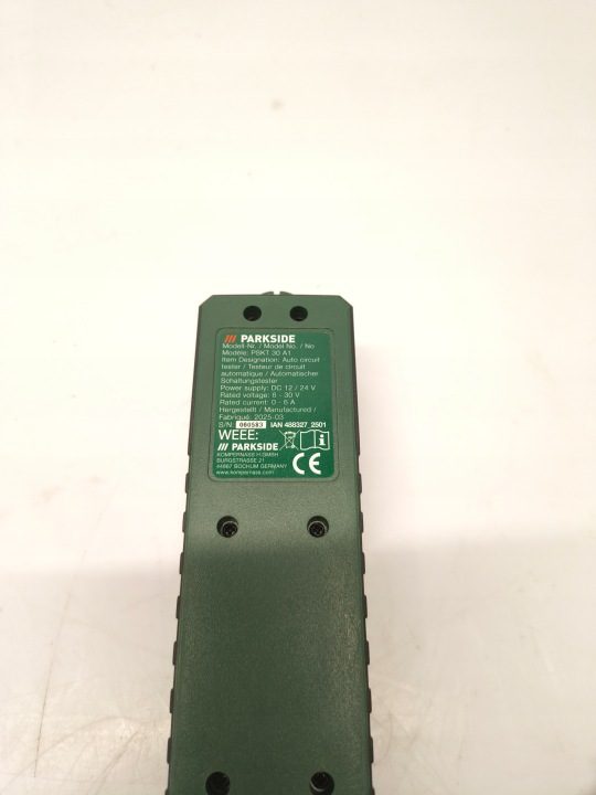 ТЕСТЕР ЭЛЕКТРИЧЕСКИЙ OBWODY АВТОМОБИЛЬНЫЙ PARKSIDE PSKT 30 A1, фото 7