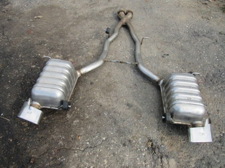 ГЛУШИТЕЛИ KOŃCOWE ВЫХЛОПА Mercedes-Benz SLK R171 171 3.5 V6 A1714910201, фото 2