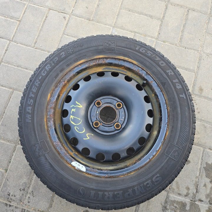 VW UP SKODA CITYGO SEAT MINI 4x100 ЗАПАСКА 165/70R14 1X, фото 1