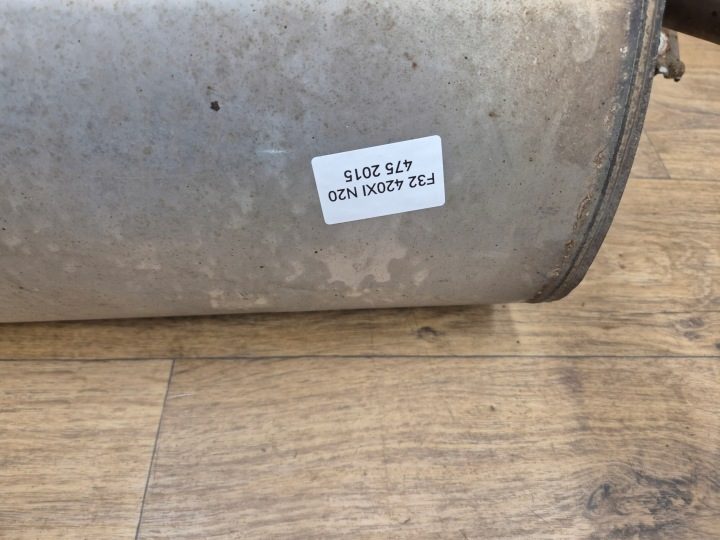 BMW F30 F31 F32 F36 задний глушитель выхлопа 2.0 N20 бензин 7627073, фото 3