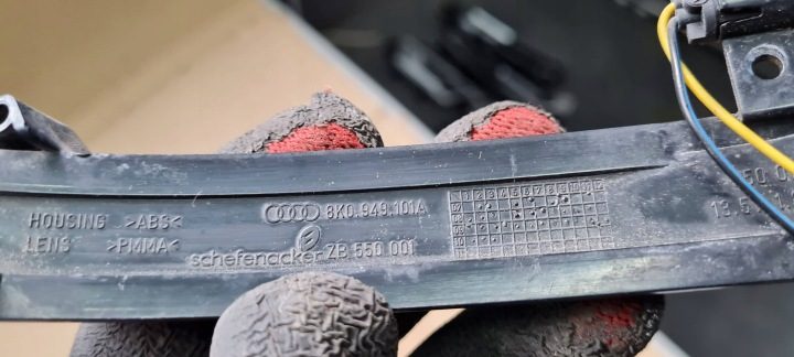 A6 C6 рестайлинг поворотник зеркала левый передний 8K0949101A A4 B8 A5, фото 12
