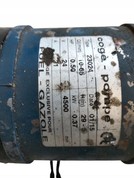 WYDAJNA ЭЛЕКТРИЧЕСКИЙ ТОПЛИВНЫЙ НАСОС МАСЛА ПРИВОДНОГО 24V - PRZEPŁYWOWA, САМОВСАСЫВАЮЩИЙ, фото 2