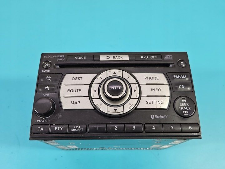 Магнитола штатная Nissan Qashqai I J10 06-13 28185JG44A, фото 1