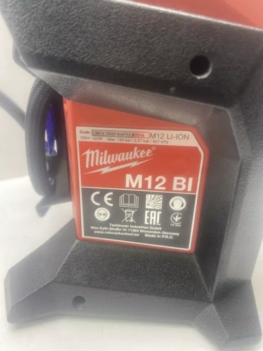 Компрессор Milwaukee M12 BI-0 12 В, фото 4
