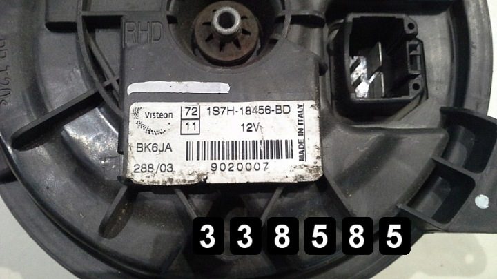 2001 Jaguar X-Type Вентилятор моторчика вентилятора печки 1S7H18456BD, фото 2