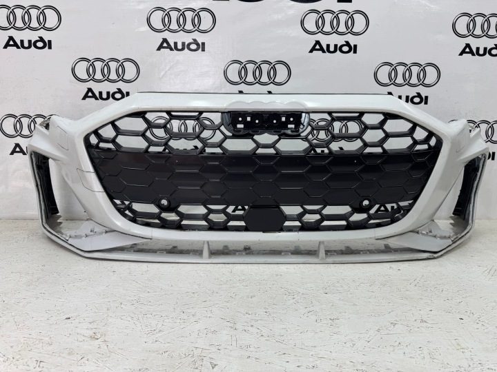 Audi A3 S3 8Y 8Y0 S-Line рестайлинг 2024- бампер передний 6XPDC омыватели Black, фото 1