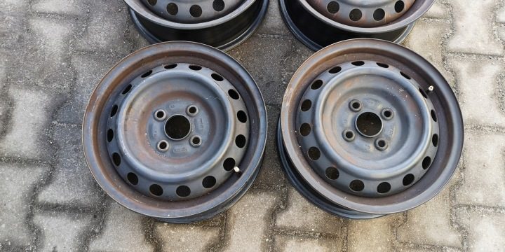Штампованный диск Toyota OE 2140685 5.0" x 14" 4x100 ET 39, фото 2