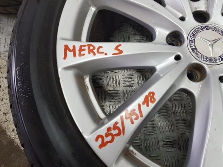 КОЛЕСА ДИСКИ ШИНЫ 255/45/R18 MERCEDES W221 A2214015402, фото 2