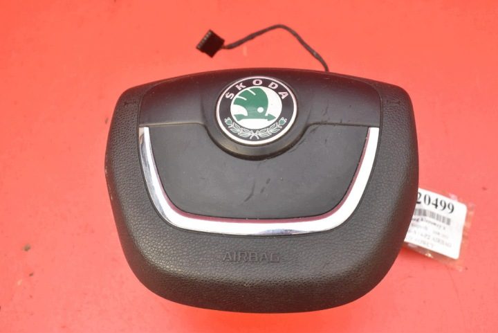 Подушка безопасности воздушная водителя 1Z0880201AK Skoda Superb 2 II 08-13, фото 1