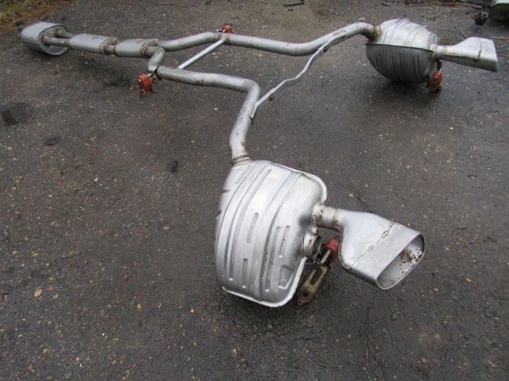 В СБОРЕ ВЫХЛОПНАЯ СИСТЕМА Porsche Panamera 970 3.6 97011118126, фото 14