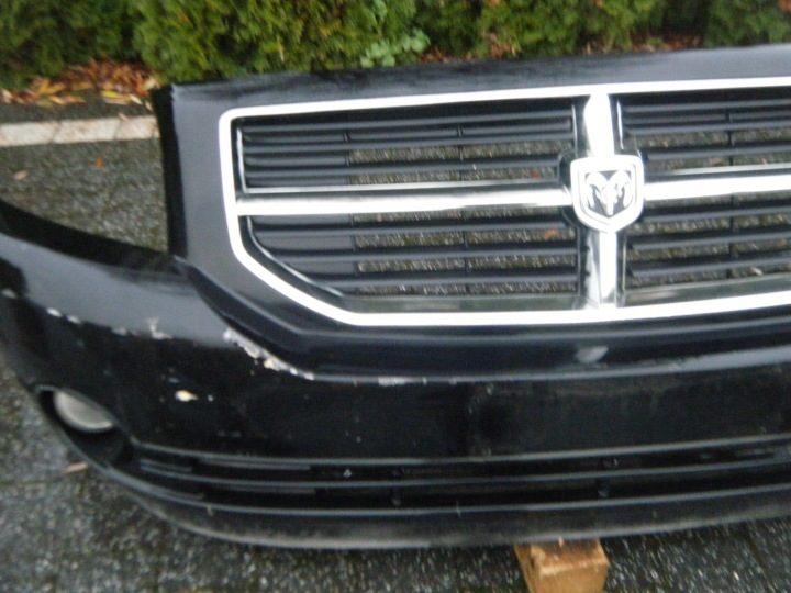 Бампер передний Dodge Caliber 2007–2012 ПРОТИВОТУМАННЫЕ ФАРЫ ЕВРОПА СИНЯЯ, фото 7