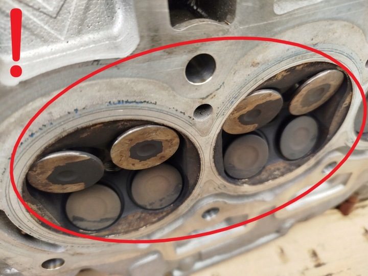 Головка блока цилиндров Citroen Peugeot 9671871510 1608519180 1.2 VTI 2, фото 3