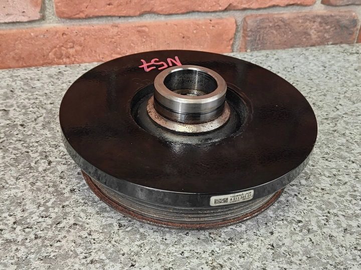 BMW F01 F07 F30 F10 F15 F25 3.0D N57 - шкив гаситель колебаний - 8511321, фото 11