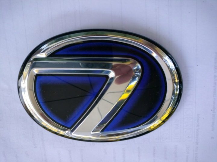 ЛОГОТИП ЭМБЛЕМА ЗНАЧОК LEXUS ГИБРИД ПЕРЕДНИЙ OE, фото 1