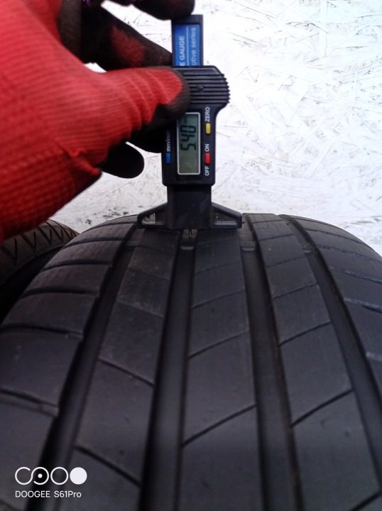 4× Шина летняя Bridgestone Turanza T005 DriveGuard 205/55R17 95 В усилитель (XL), фото 7