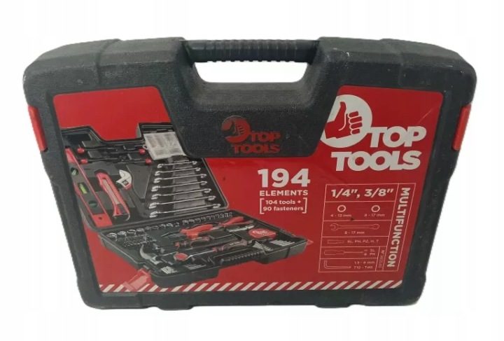 Комплект инструментов Top Tools 194 шт., фото 1