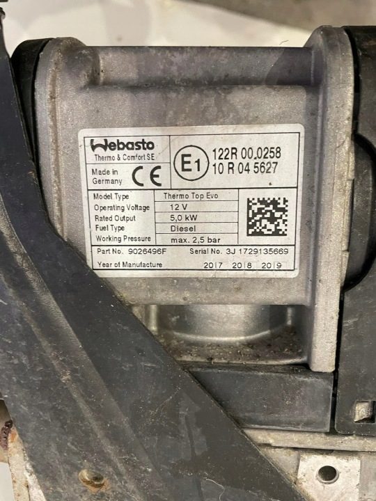 VOLVO V90 S90 WEBASTO В СБОРЕ ДИЗЕЛЬ, фото 5