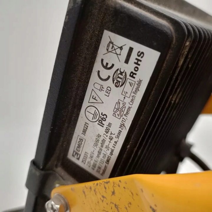 PORTAX прожектор рабочий на statywie, 30W, 2400lm, IP65, 4000K Orno, фото 5
