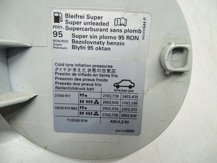 ЛЮЧОК + ОСНОВАНИЕ ГОРЛОВИНЫ БЕНЗОБАКА VW POLO 6R 6R0809857M, фото 5