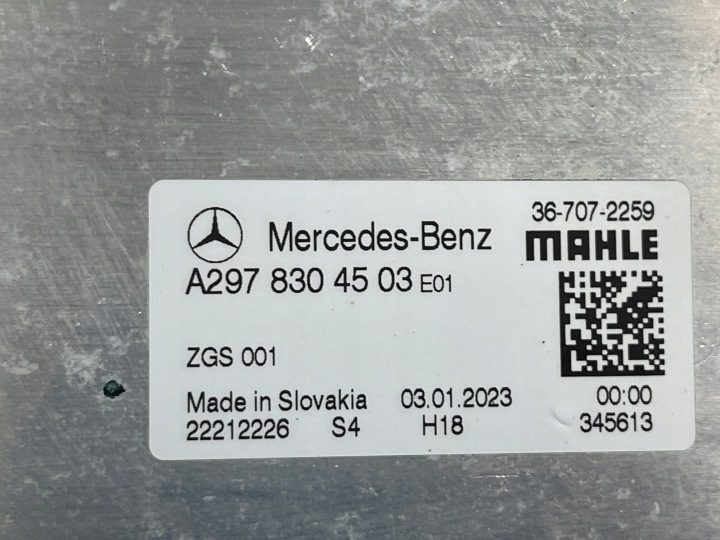 Теплообменник Mercedes EQE 53 A2978304503 2022-, фото 8